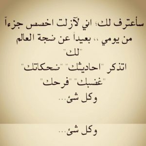 كلمات شعر حب