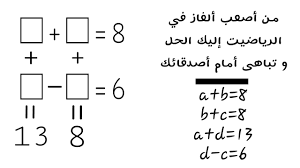 لغز رياضيات صعب مع الحل 