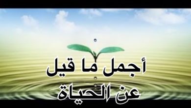 حكم وامثال عن الحياة