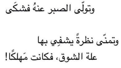 غلب الوجد عليه