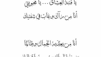 اشعار عشق قوية للعشاق فقط.