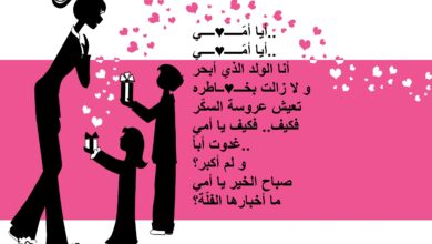 شعر في الام