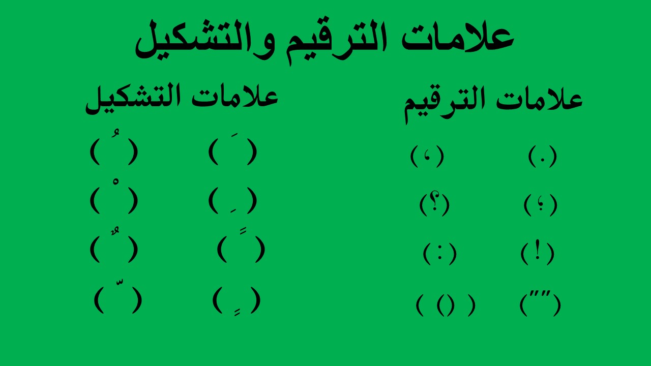 علامات متنوعة 