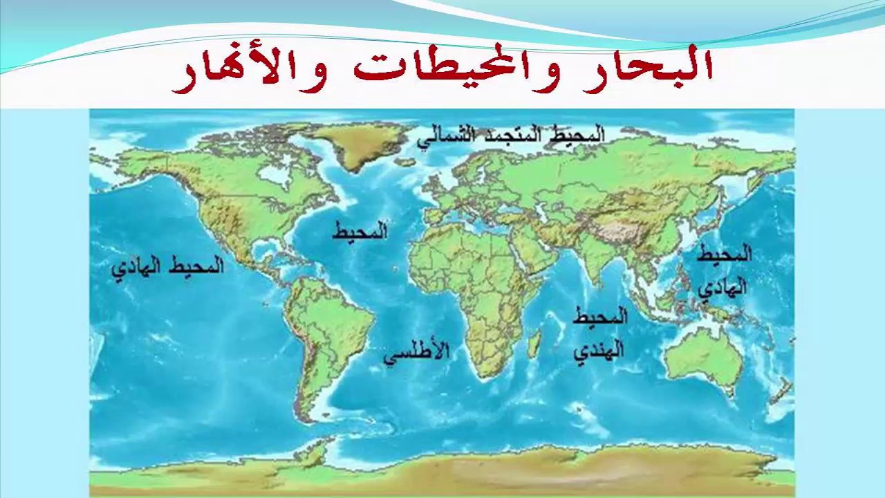 المسطحات المائية في العالم.