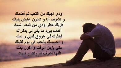 شعر عن التعب