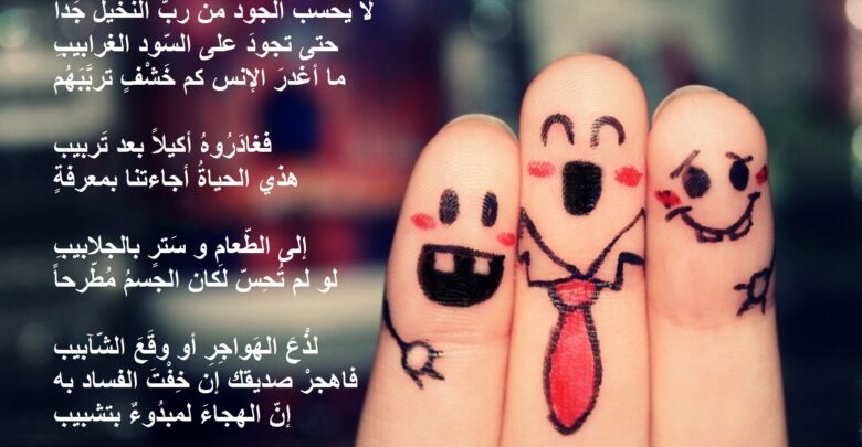 شعر لصديق.