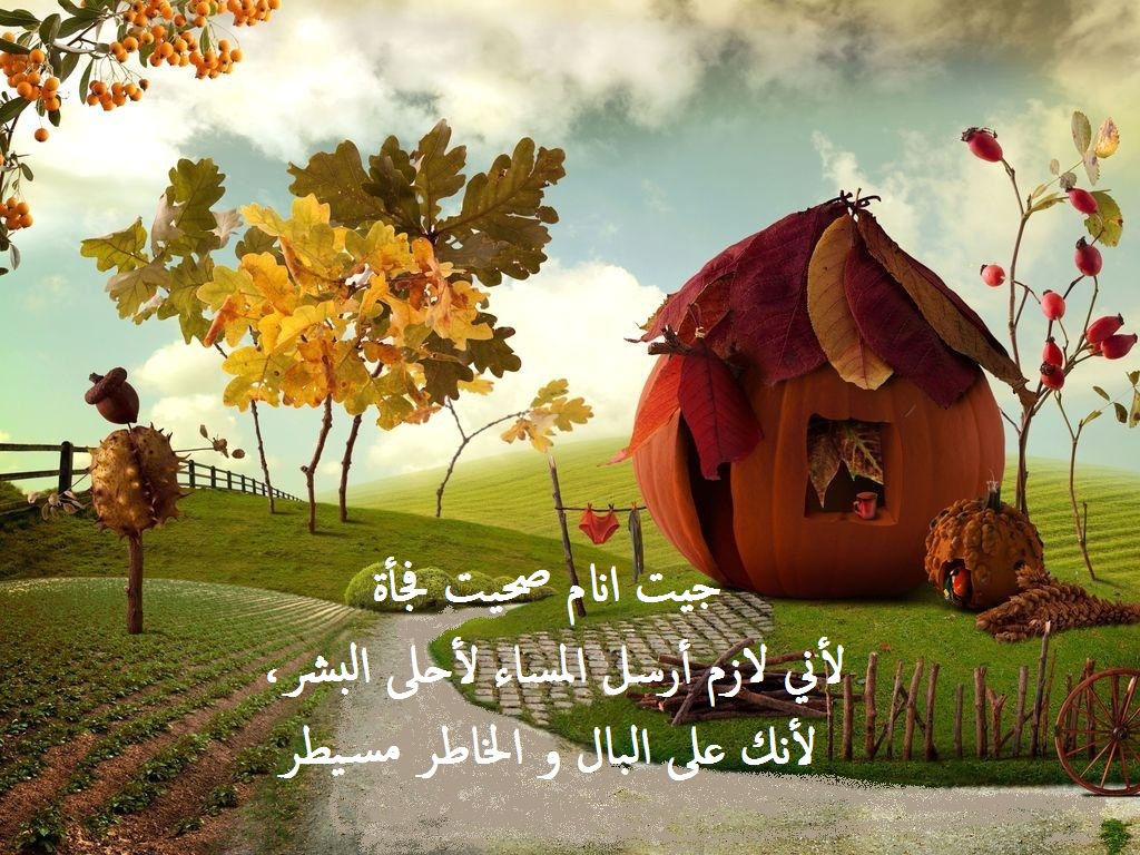 منشورات رومانسية مسائية.