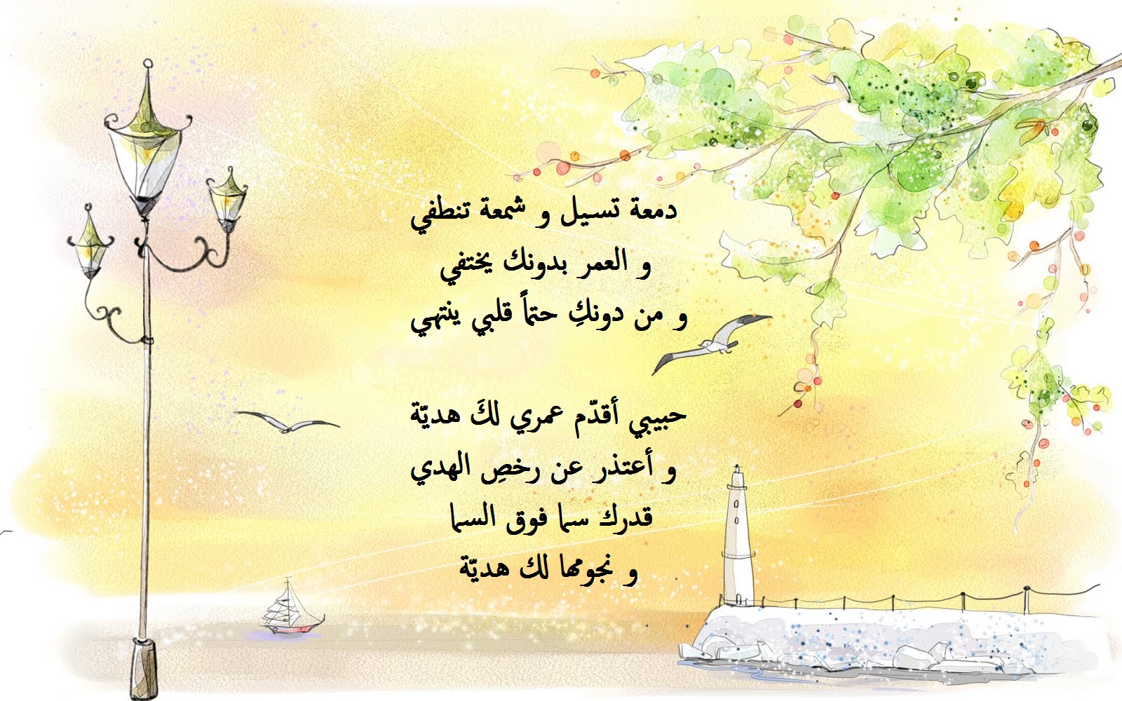 خواطر عشق مكتوبة.