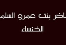 قصيدة رثاء الخنساء في أخيها صخر كاملة